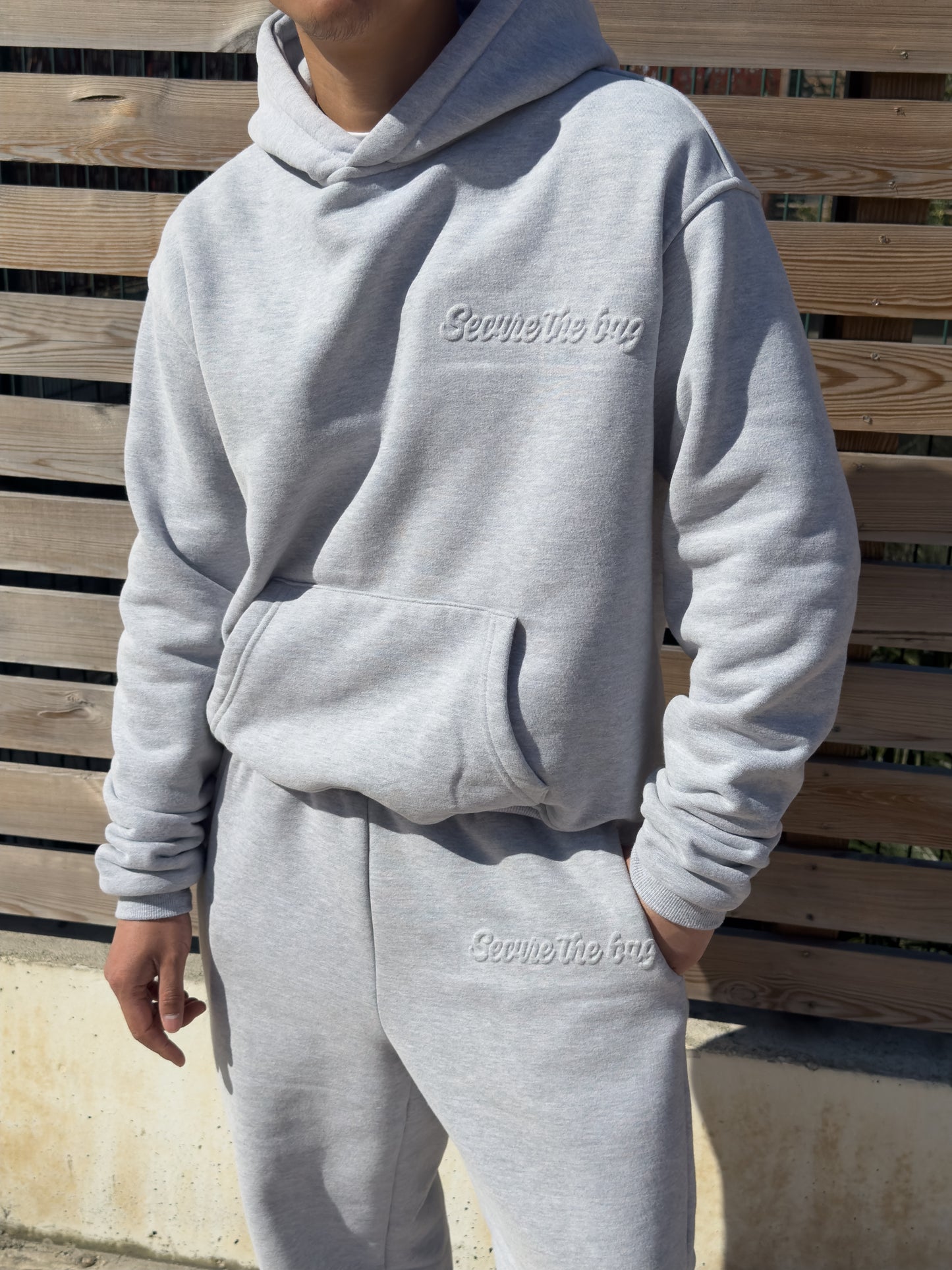 Hoodie embossed